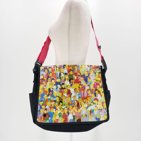 The Simpsons Handbags - The Simpsons Reversible Character Messenger Bag